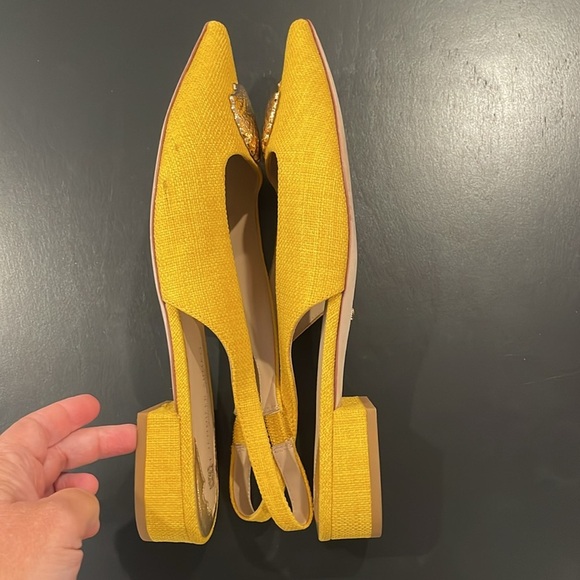 Jennifer Sumko x Antonio Melani Shell Sling Back Flats - Picture 8 of 11